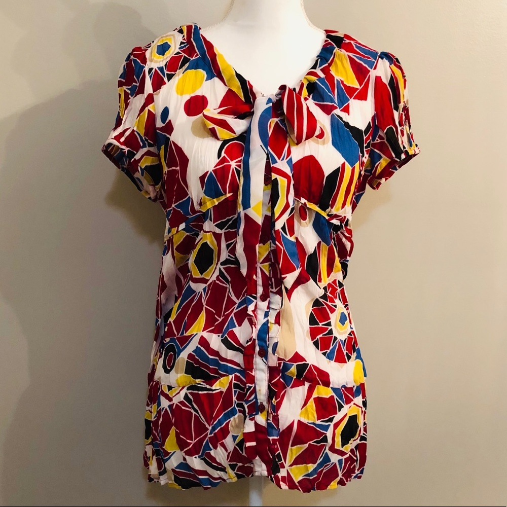 Sunny Leigh Multi-Colored Blouse